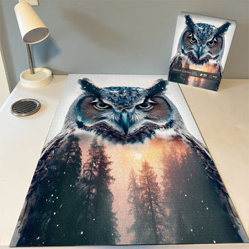 Jungle Owl puzzle puzzle 1000 pezzi